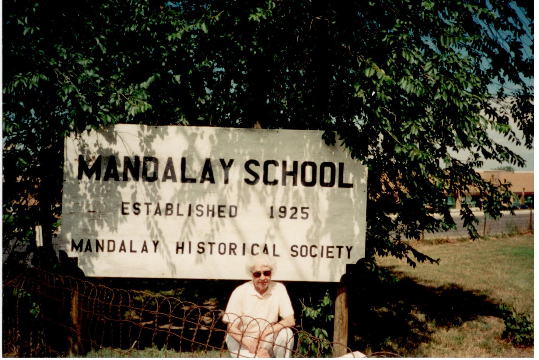 Mildred Schuerman at Mandalay school 1998